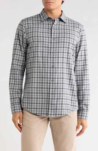 Flannel Button-Up Shirt