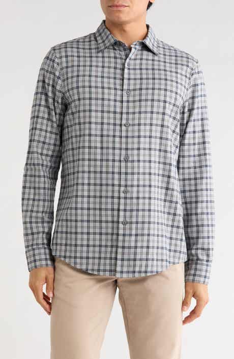 Flannel Button-Up Shirt