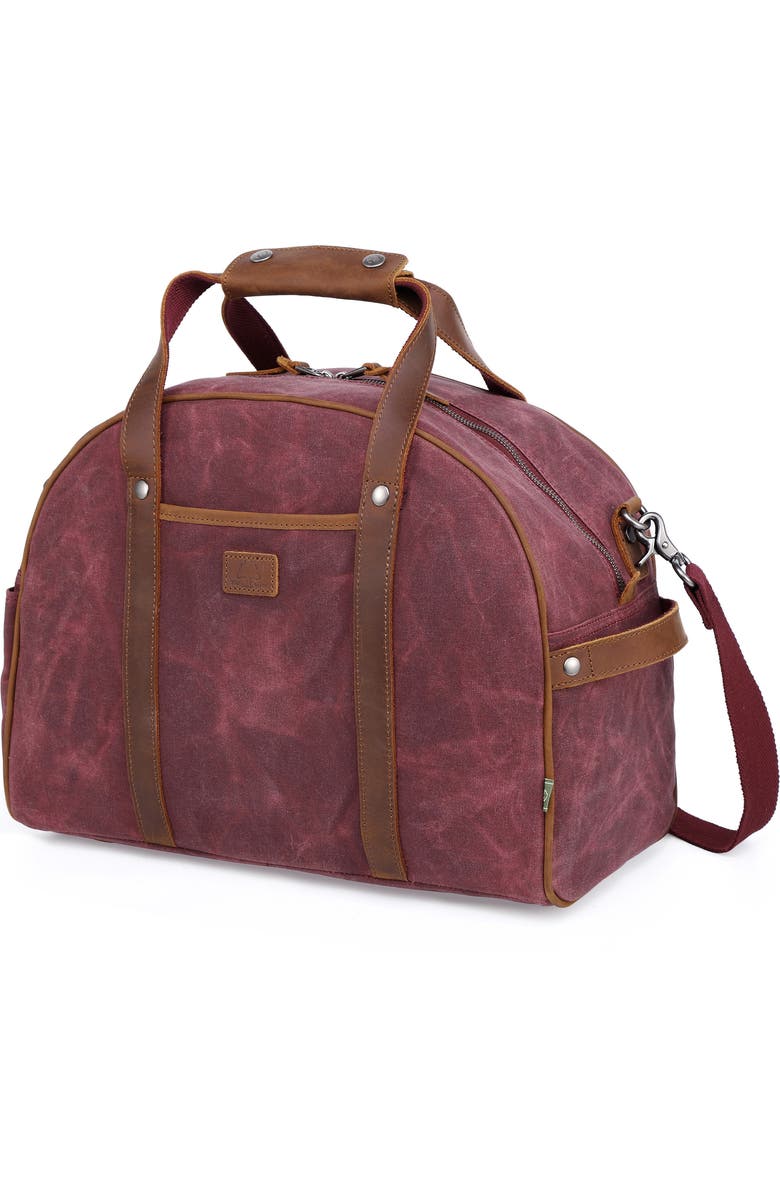 THE SAME DIRECTION Stone Creek Waxed Canvas Weekend Bag, Alternate, color,
