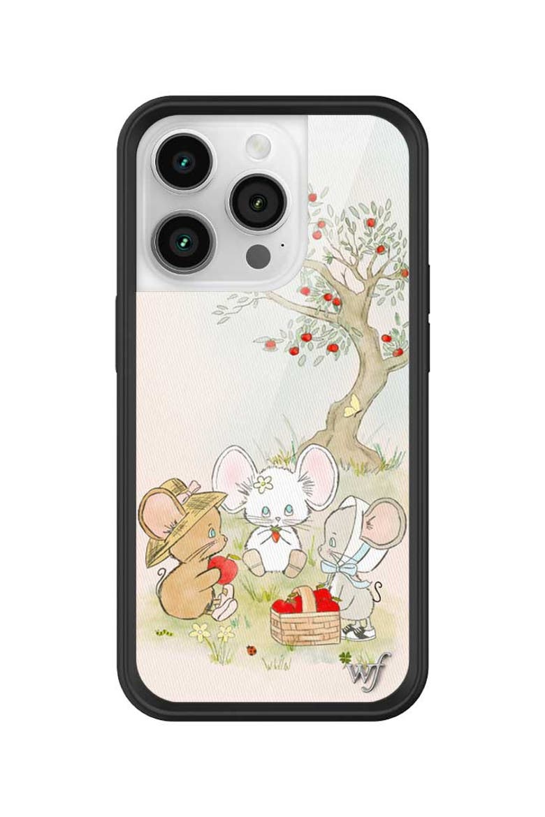 Mice Friends iPhone Case, Alternate, color, Tan