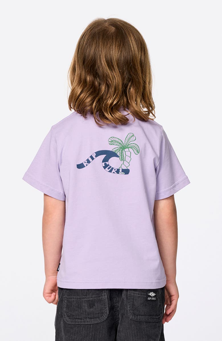 Rip Curl Kids
 Artist of the Search Ty Williams Cotton Graphic T-Shirt, Alternate, color, Iced Lavender
