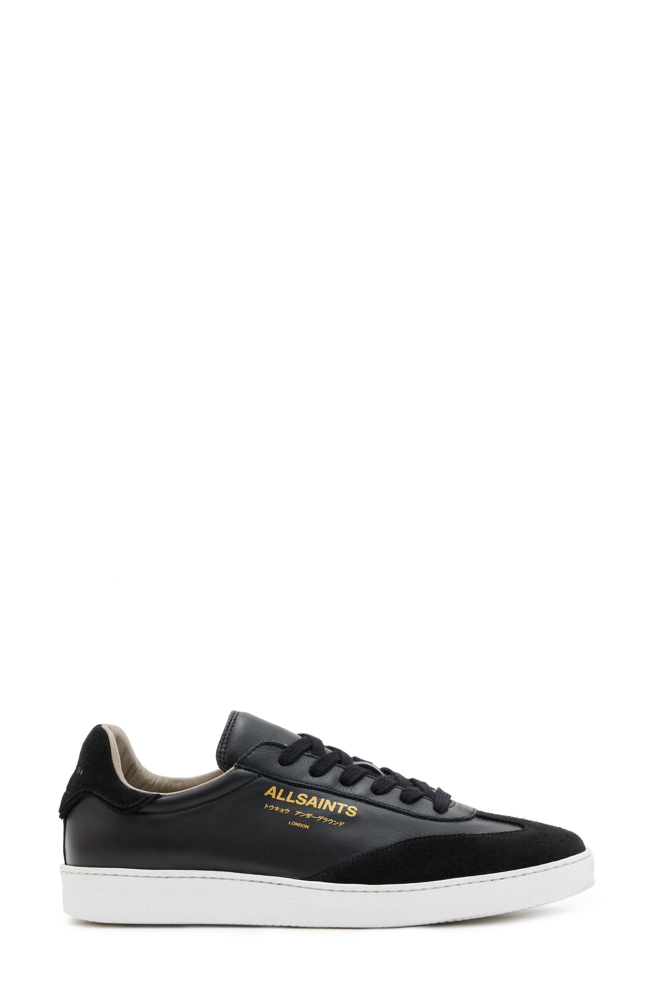 AllSaints Thelma Sneaker, Alternate, color, Black