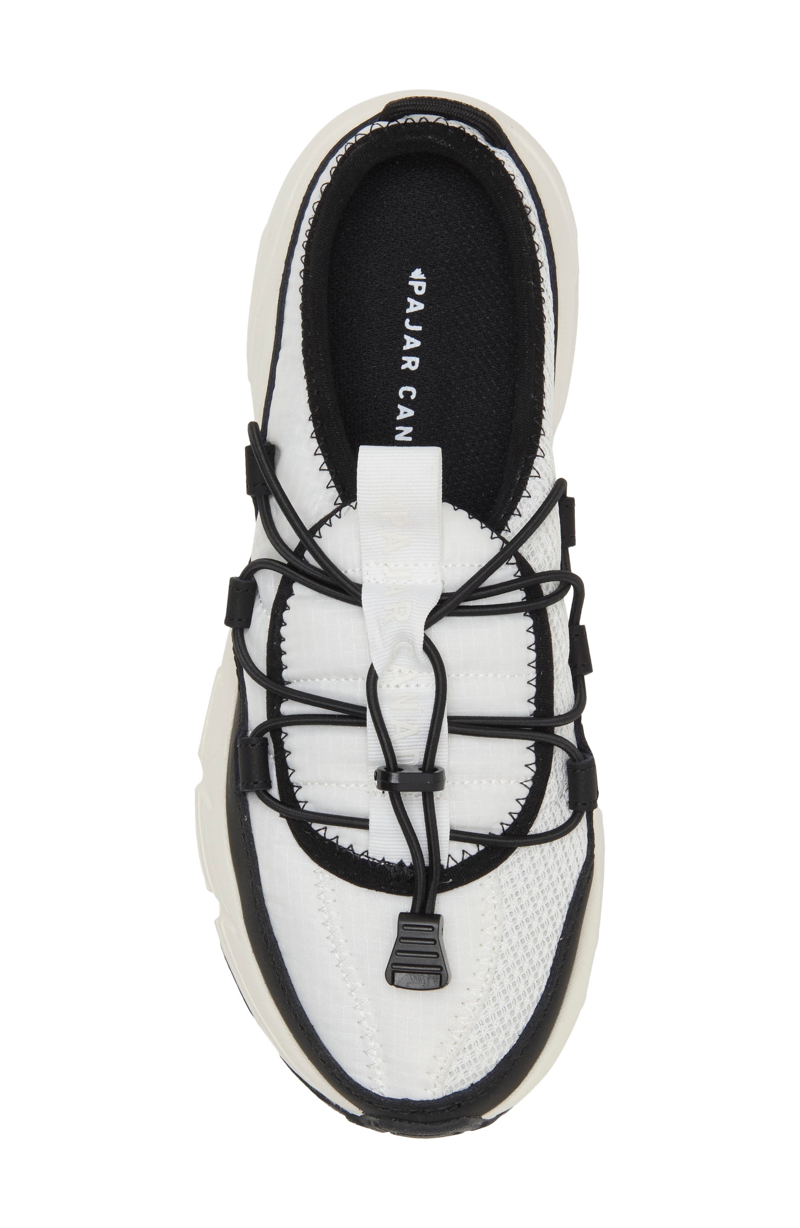 Litebase Leather & Textile Mule, Alternate, color, WHITE/ BLACK