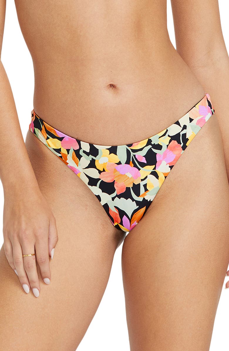 Billabong Faith in Flowers Tanga Bikini Bottoms, Main, color, 