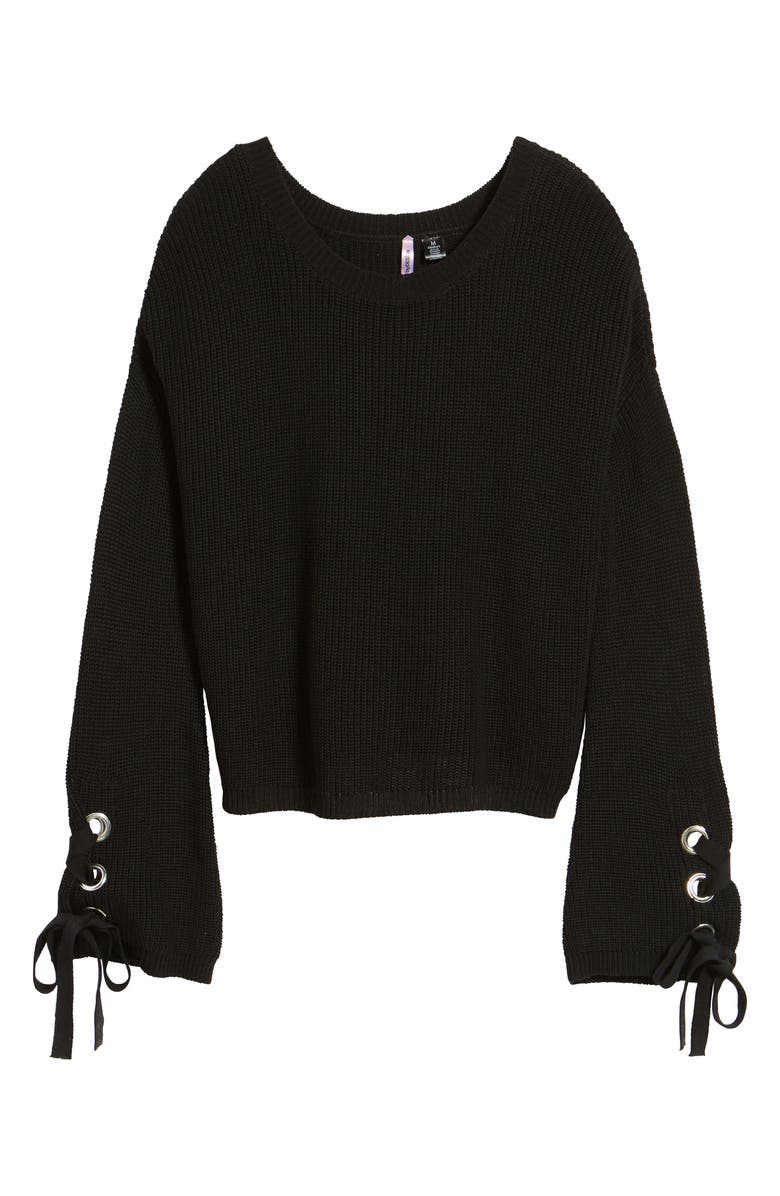 Love By Design Grommet Sleeve Pullover, Alternate, color, 