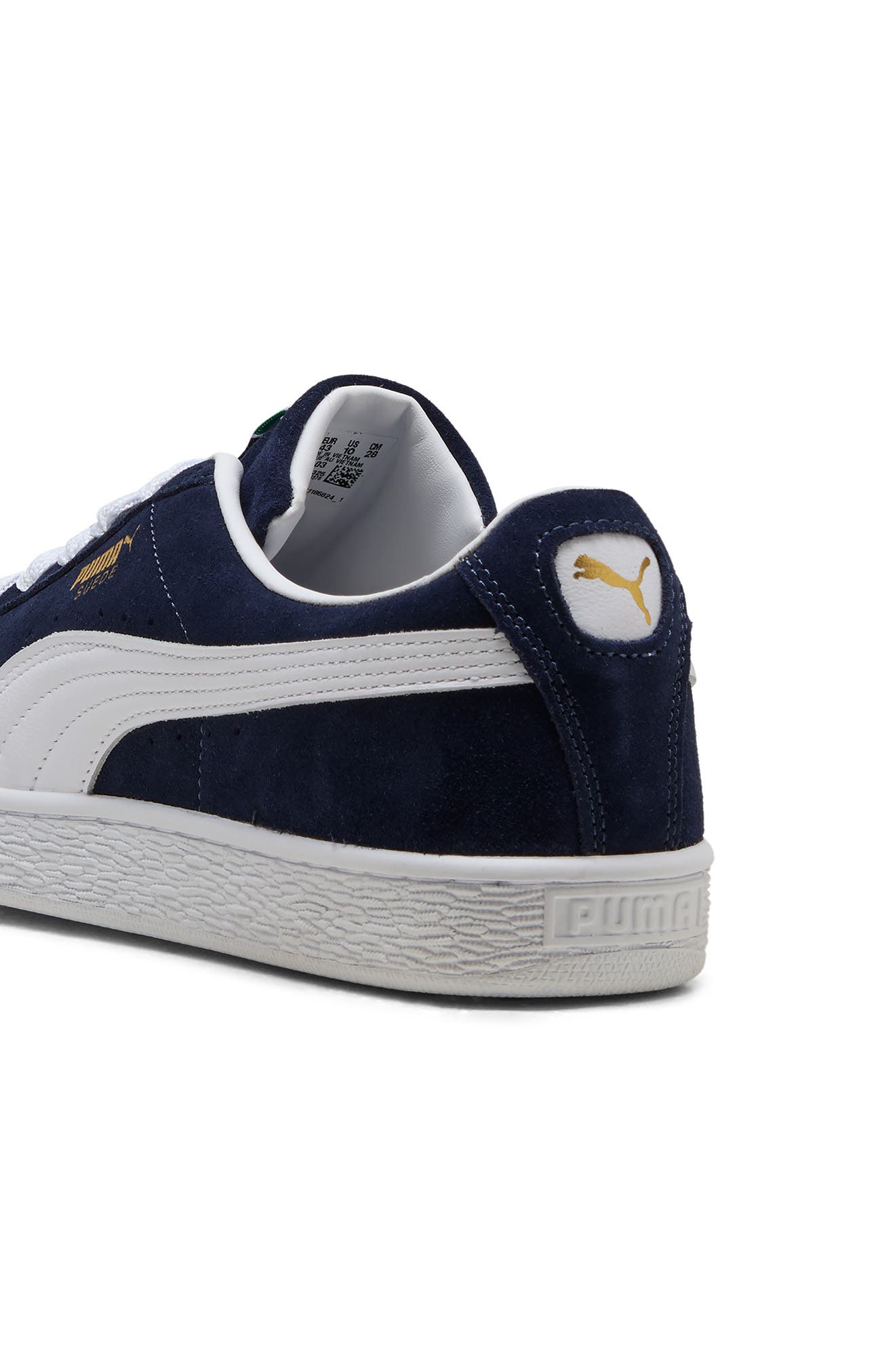 Suede Classic Sneaker, Alternate, color, PUMA NAVY/ PUMA WHITE