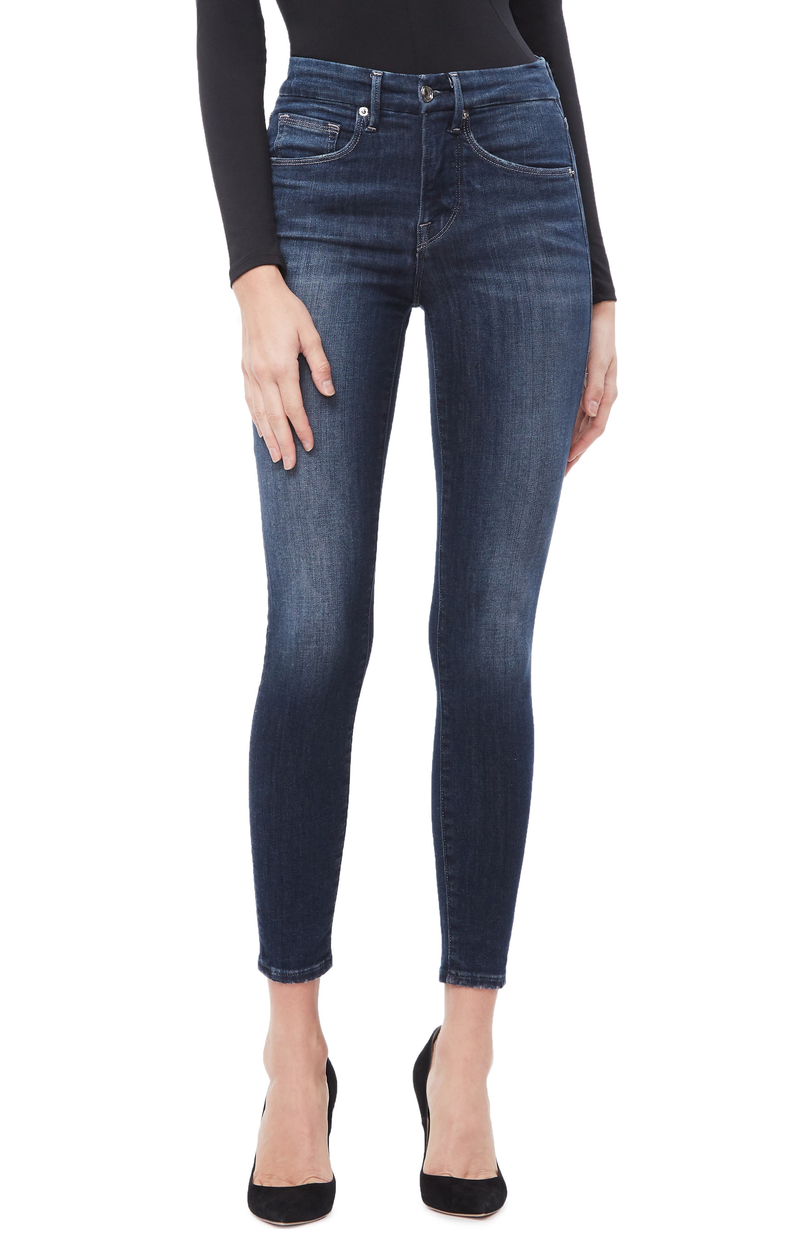 Good American Good Legs Crop Skinny Jeans