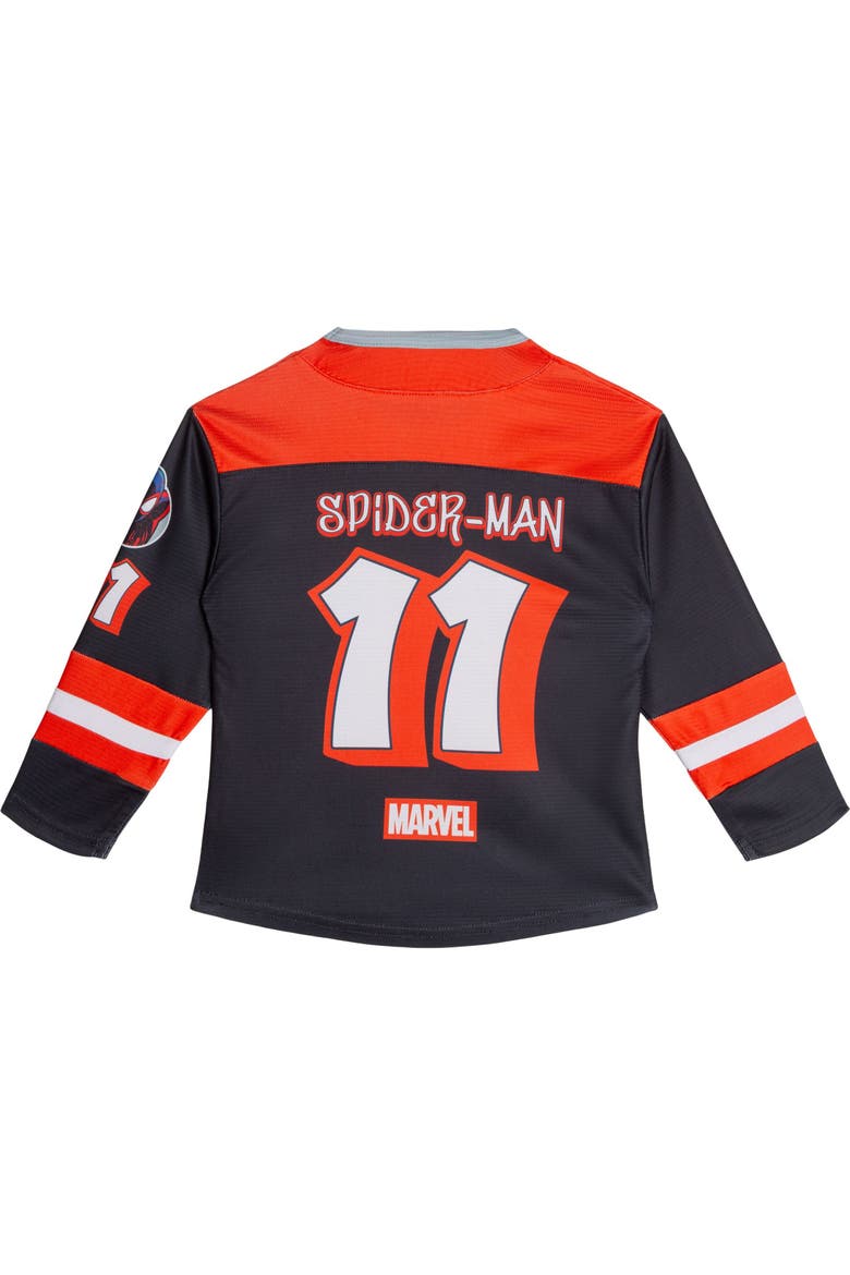 Spider-Man Hockey Jersey, Alternate, color, Black Miles Morales