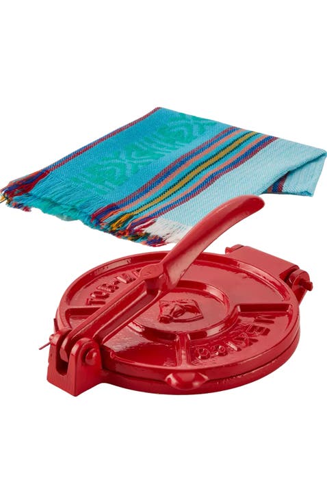 Red Cast Iron Tortilla Kit