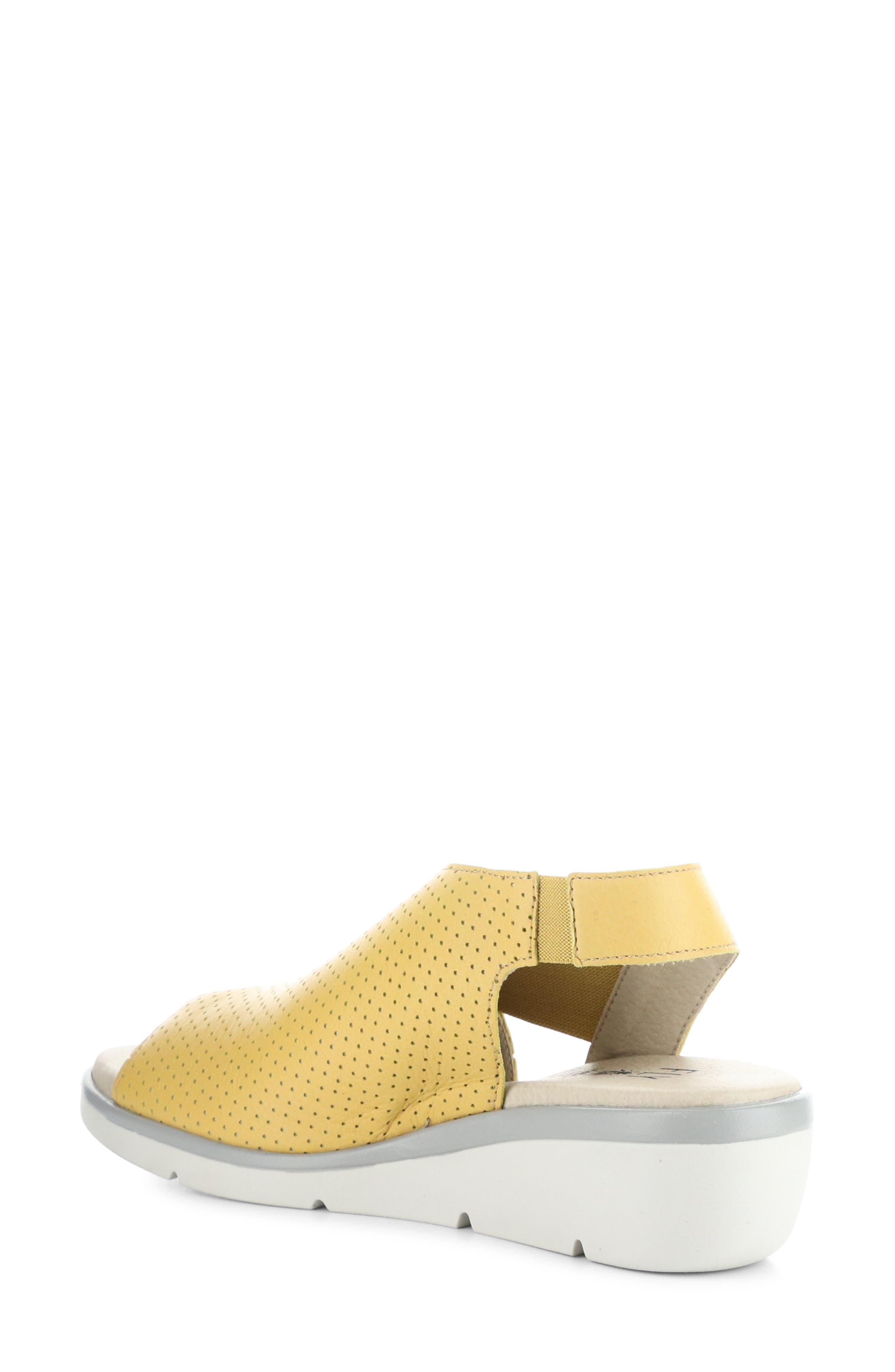 Fly London Nisi Platform Wedge Sandal, Alternate, color, 001 Bumblebee Mousse