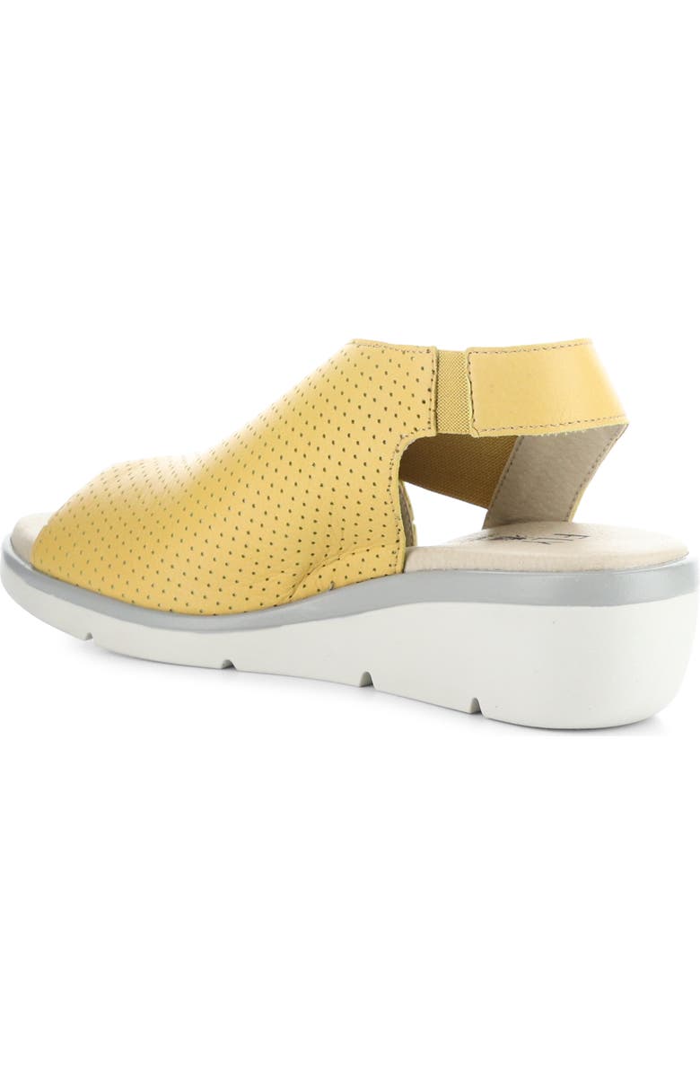 Fly London Nisi Platform Wedge Sandal, Alternate, color, 001 Bumblebee Mousse
