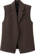 MANGO Notch Lapel Vest
