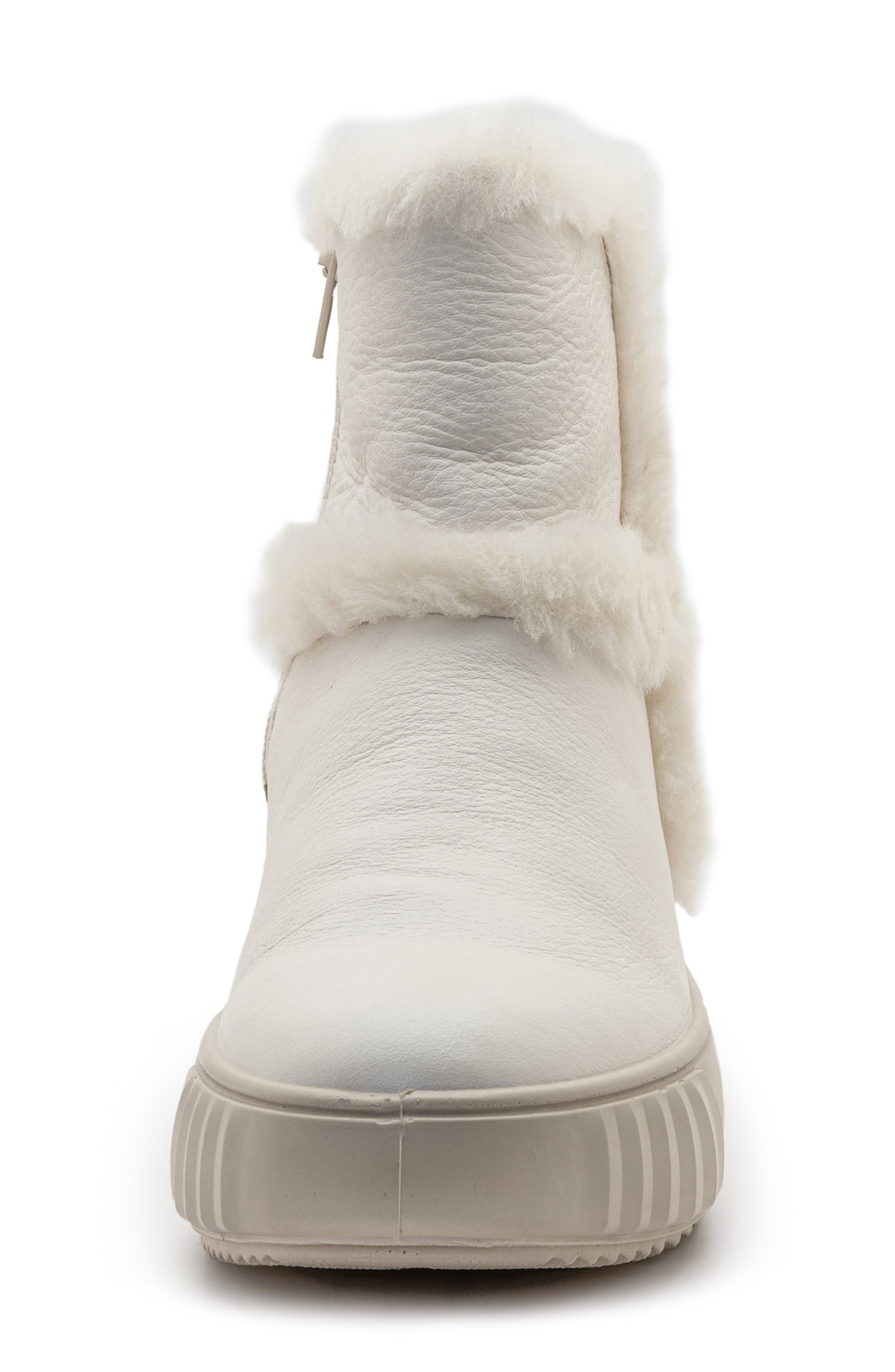 ara Marquette Genuine Shearling Trim Boot, Alternate, color, 