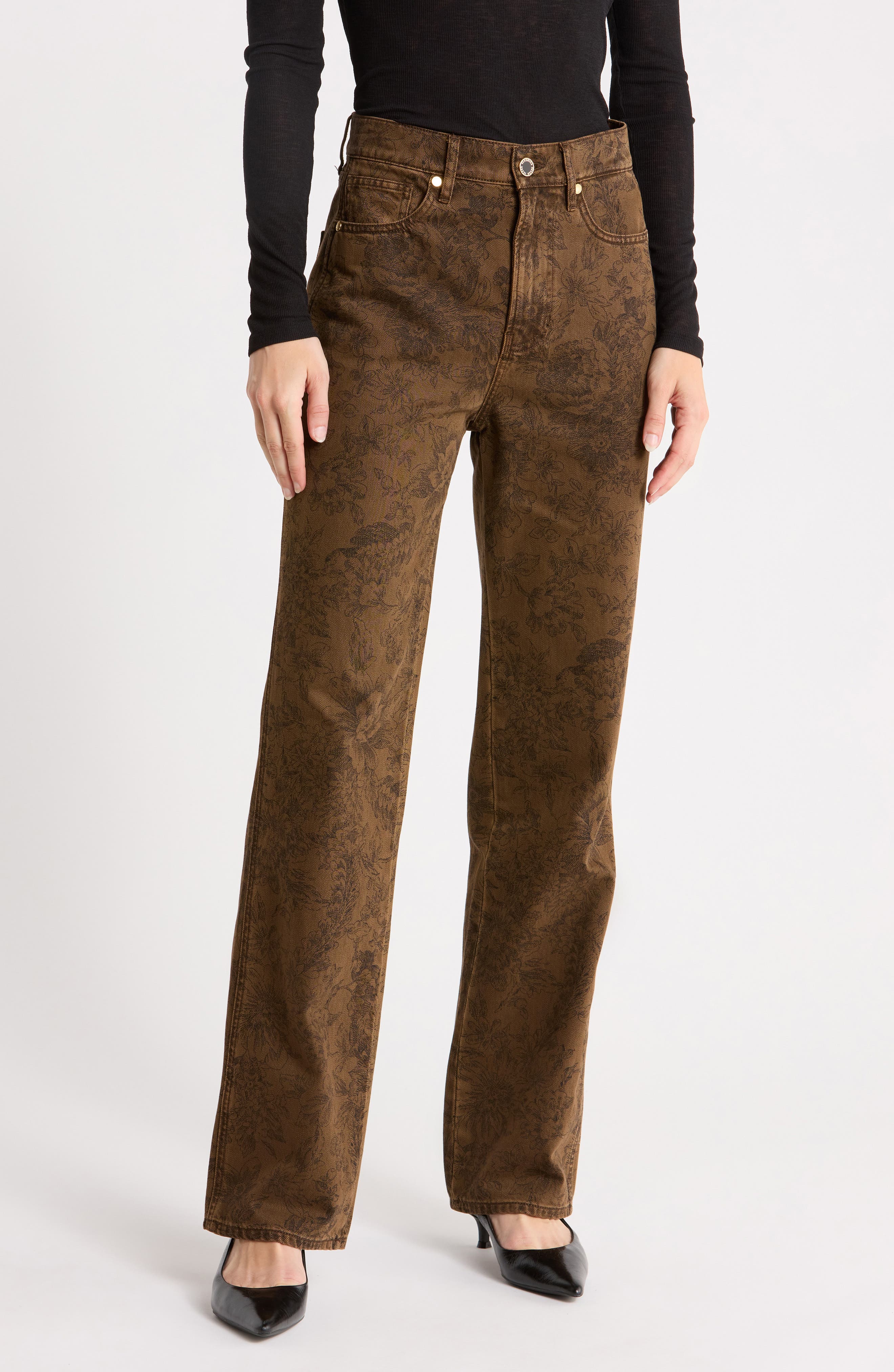 Dylan High Waist Straight Leg Jeans