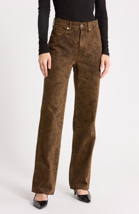 Dylan High Waist Straight Leg Jeans