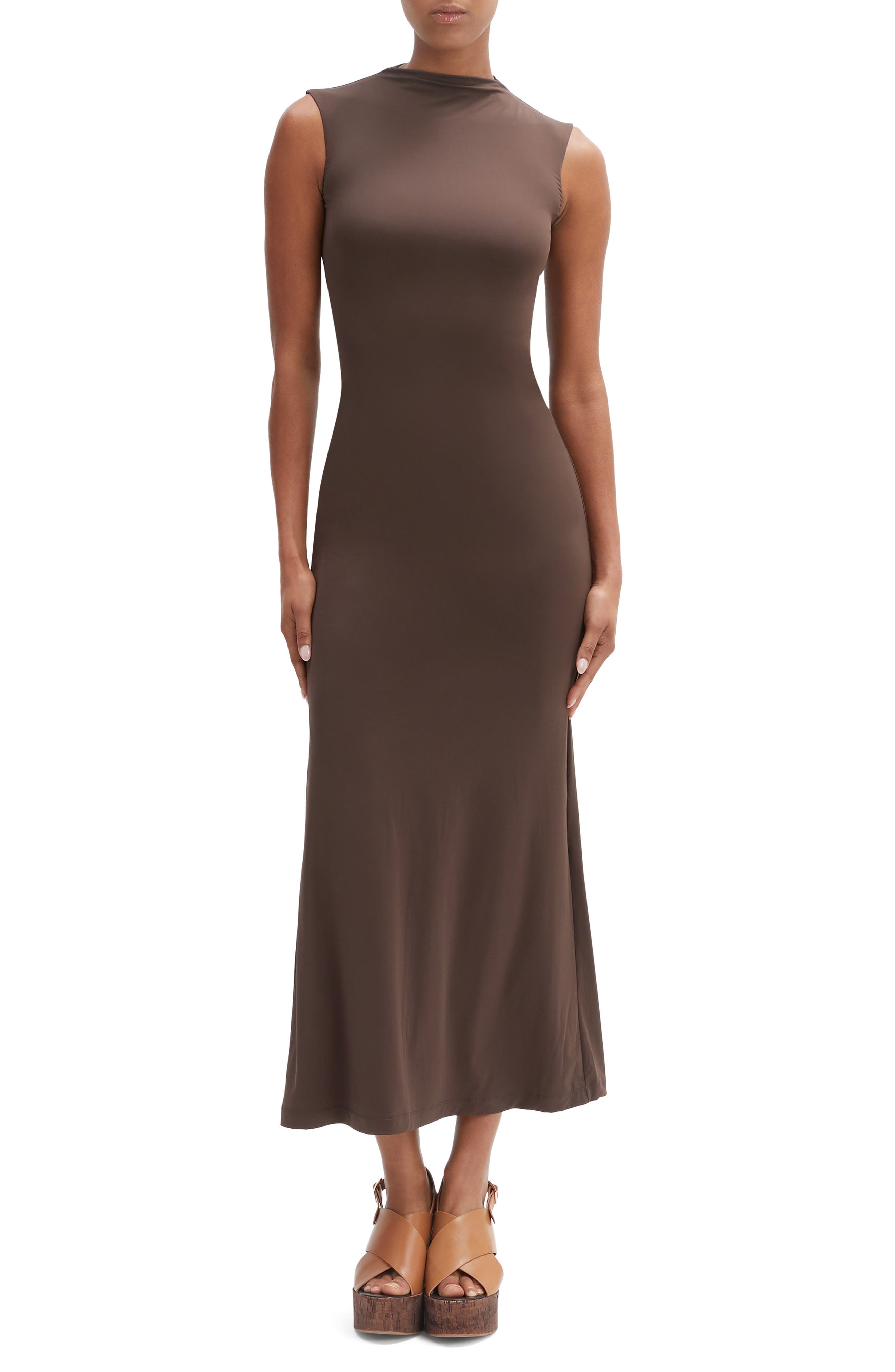 Bardot Veneda High Neck Maxi Dress