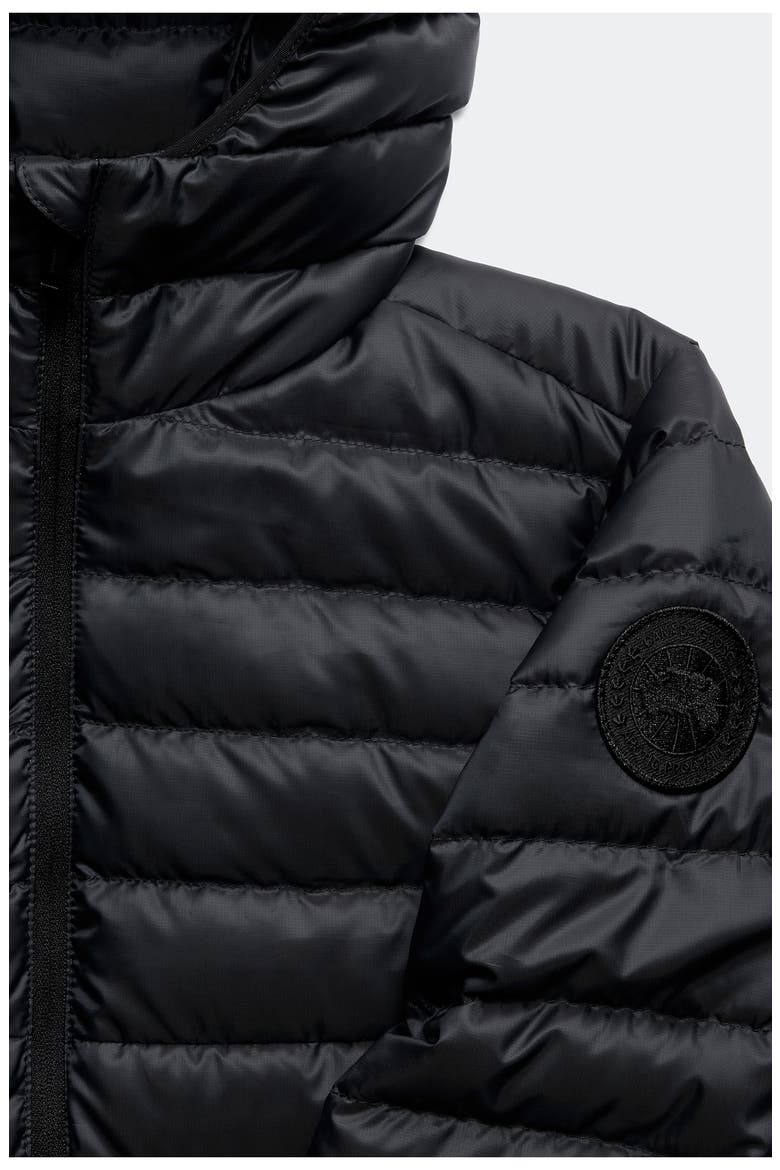 Athera Water Repellent Hooded Down Jacket, Alternate, color, BLACK - NOIR