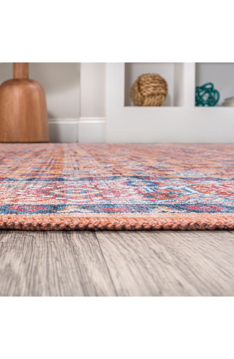 JONATHAN Y Kemer All-Over Persian Machine-Washable Area Rug, Alternate, color, Multi