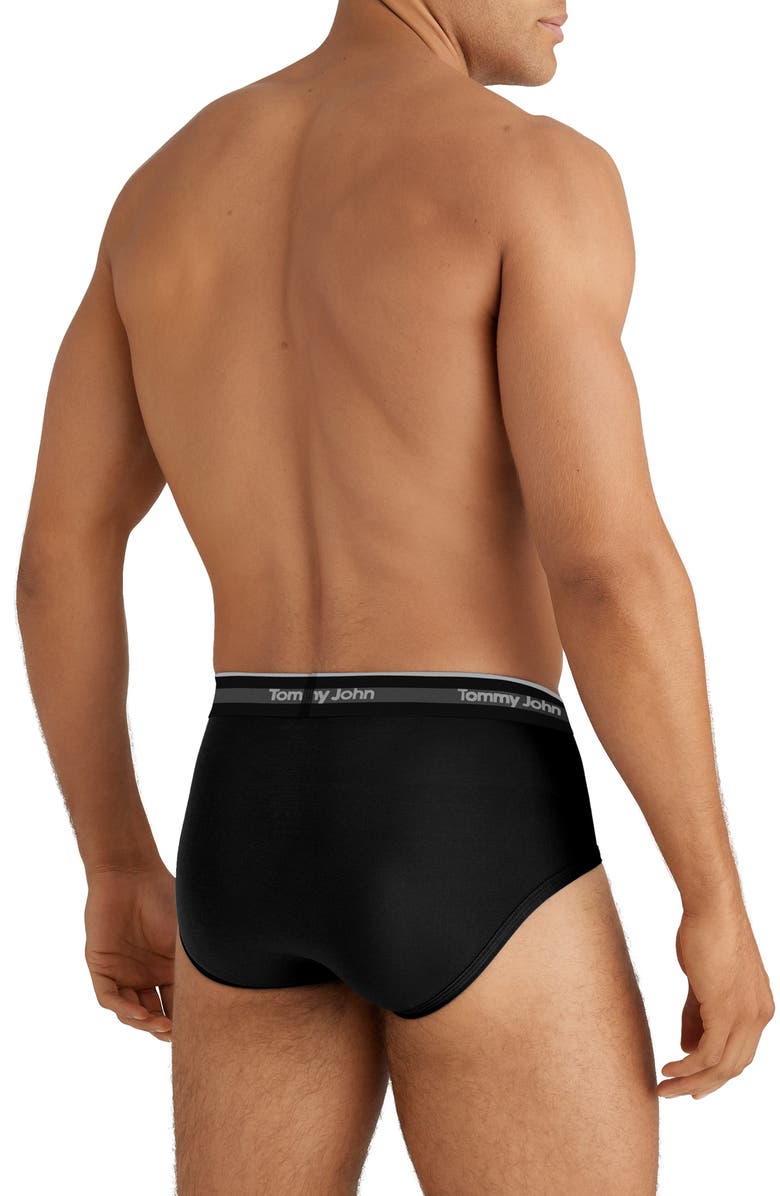 Tommy John 3-Pack Comfort Micro Briefs, Alternate, color, Black