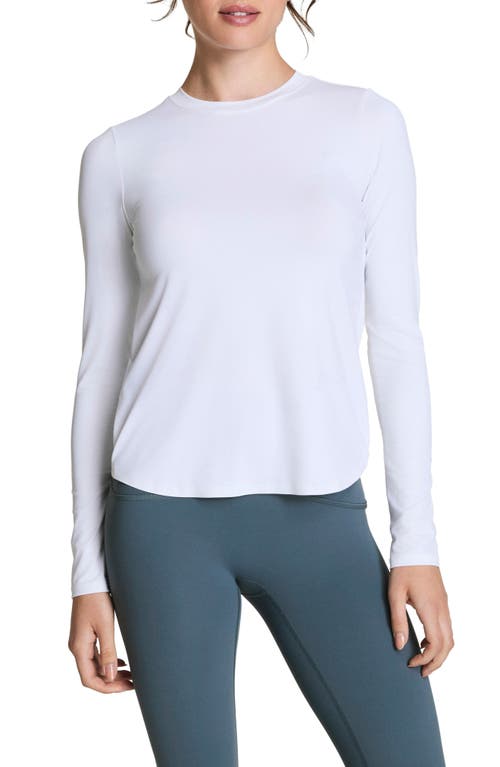 Spanx ® Get Moving Long Sleeve Top In White