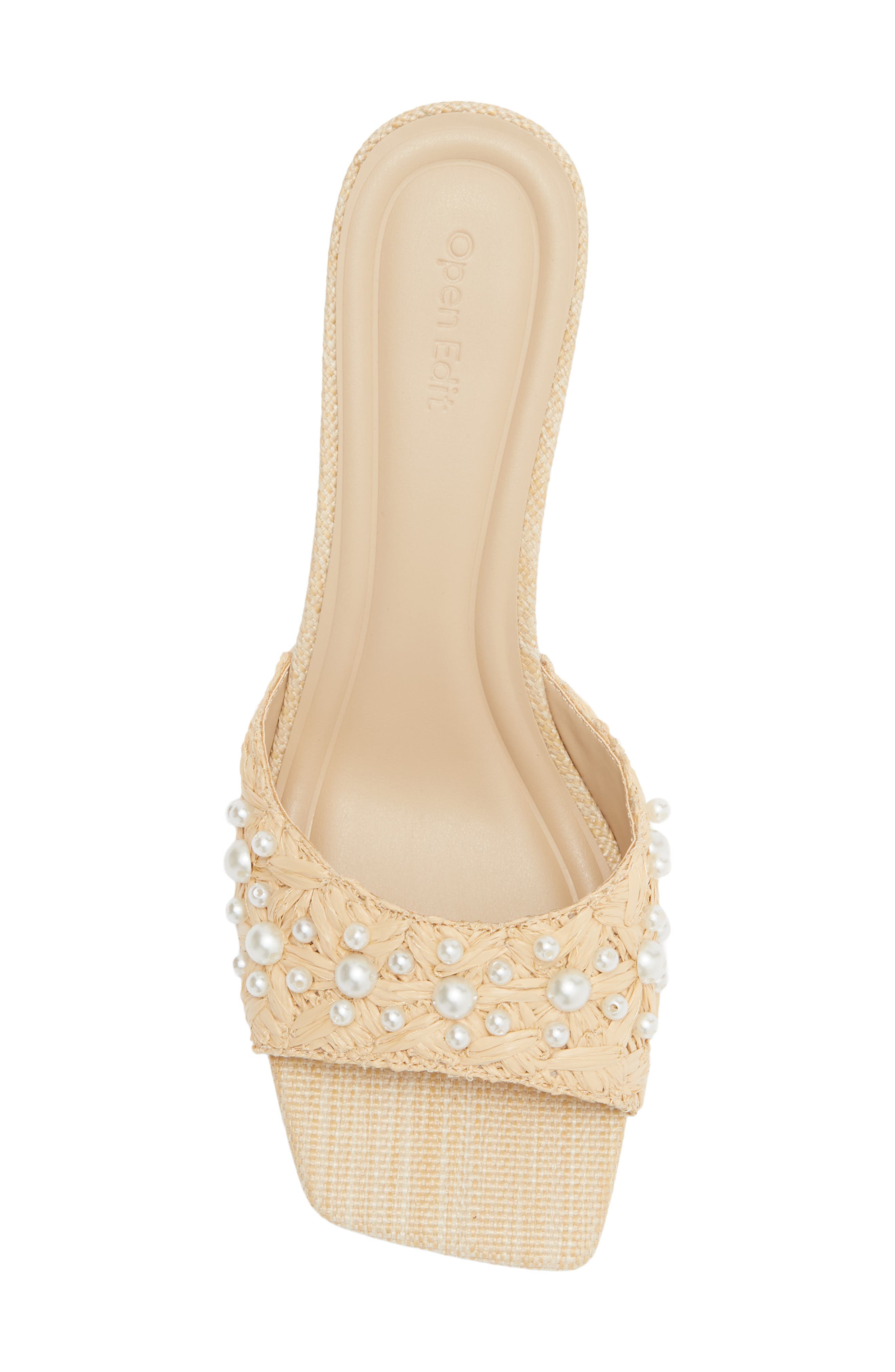 Charlie Sandal, Alternate, color, BEIGE PEARL