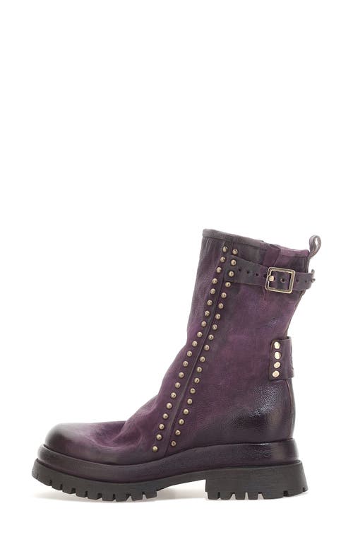 As98 A.s.98 Duke Stud Trim Boot In Purple