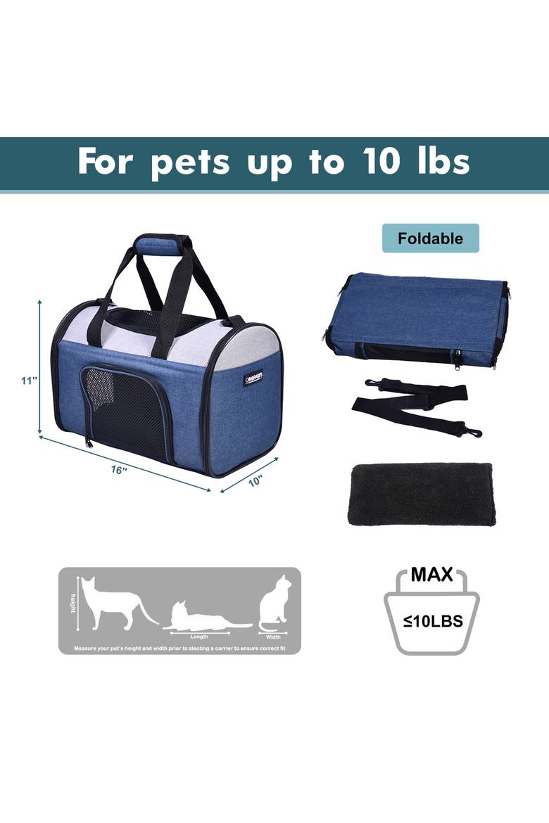Sport Airline Pet Carrier, Alternate, color, Multicolored