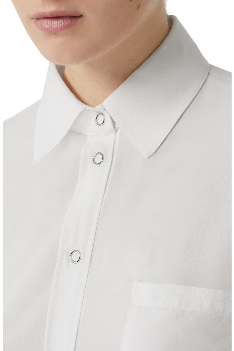Marika Silk Blouse, Alternate, color, OPTIC WHITE