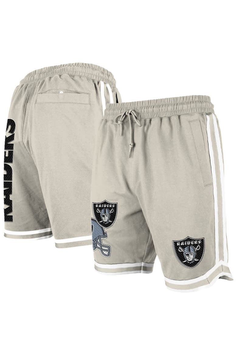 Men's New Era Light Beige Las Vegas Raiders Stone Multi Patch Shorts, Main, color, Light Beige