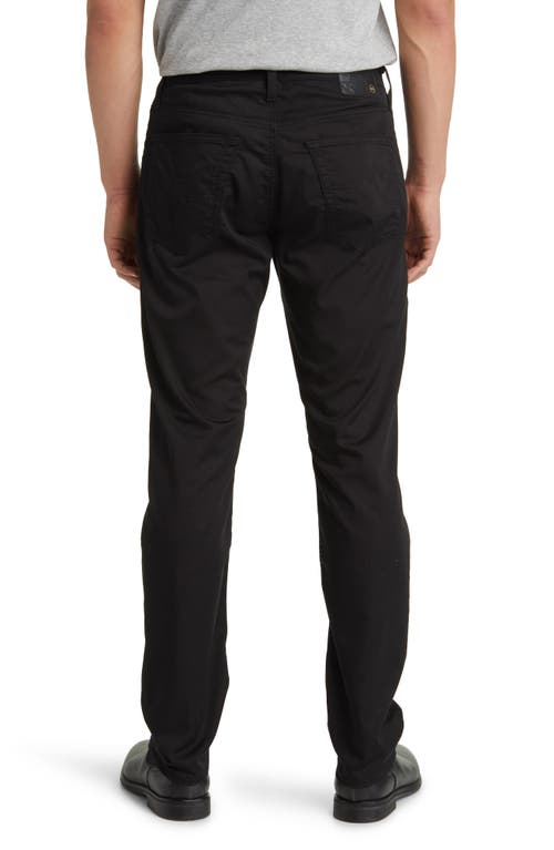 Ag Everett Commuter Performance Slim Straight Pants In Black