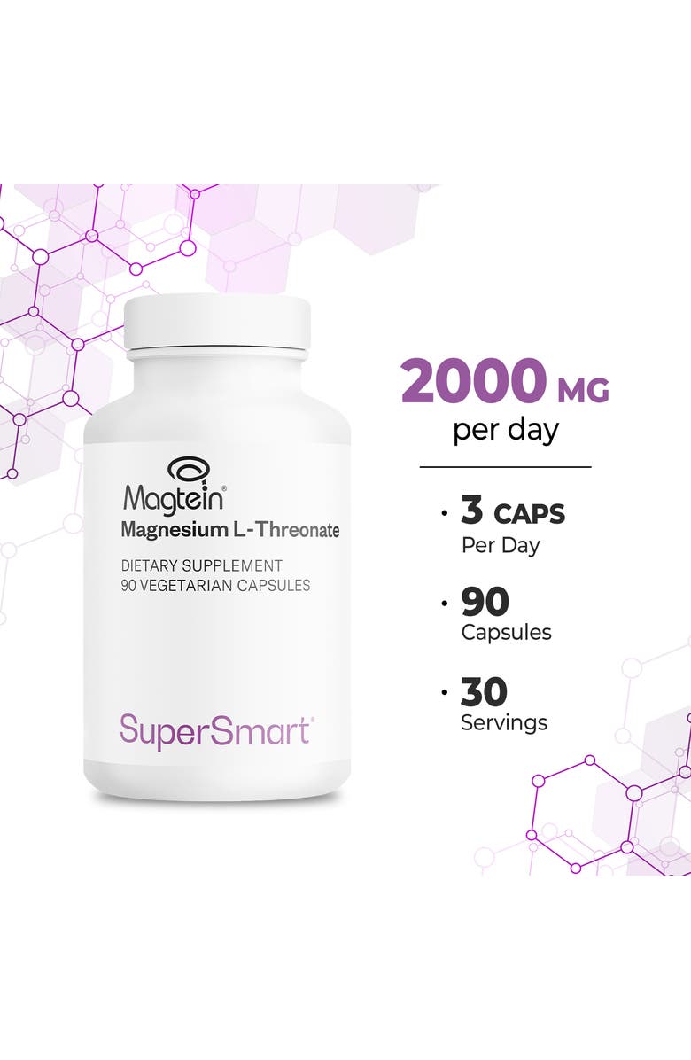 SuperSmart Magnesium L-Threonate 2000mg, Alternate, color, NO COLOR