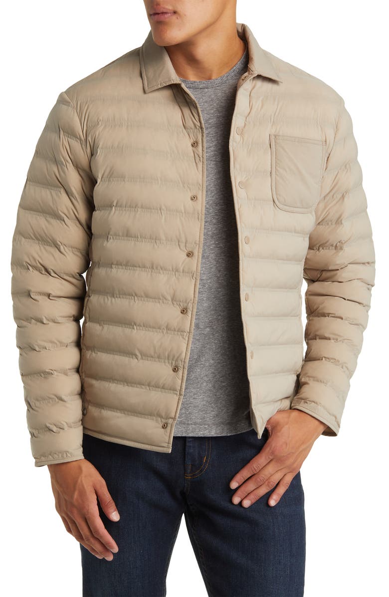 Peter Millar Apex Quilted Snap-Up Jacket, Main, color,