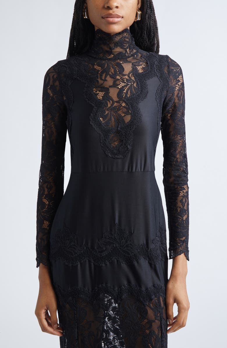 Rabanne XL Link Two-Tone Hoop Earrings, Alternate, color, Gold / Silver