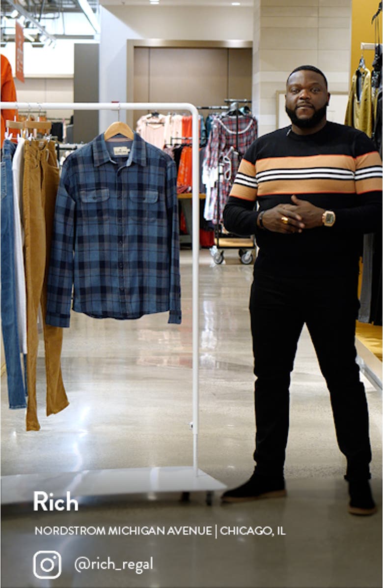 Mountain Regular Fit Flannel Button-Up Shirt, sales video thumbnail