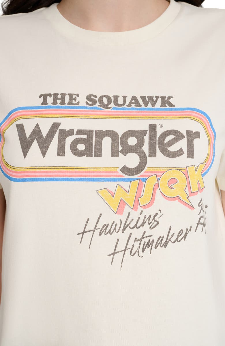Wrangler x Stranger Things WSQK Graphic T-Shirt, Alternate, color, Marshmallow
