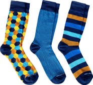 UNSIMPLY STITCHED Assorted 3-Pack Crew Socks