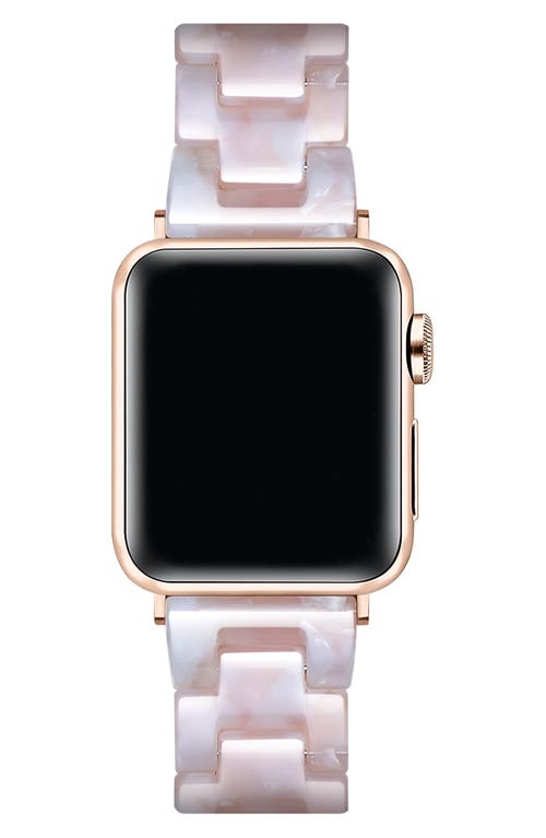 The Posh Tech Claire Tortoiseshell Print Apple Watch® Watchband In Neutral
