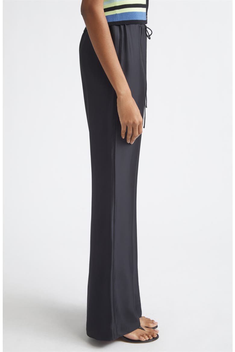 Nela Drawstring Flared Pants, Alternate, color, JET