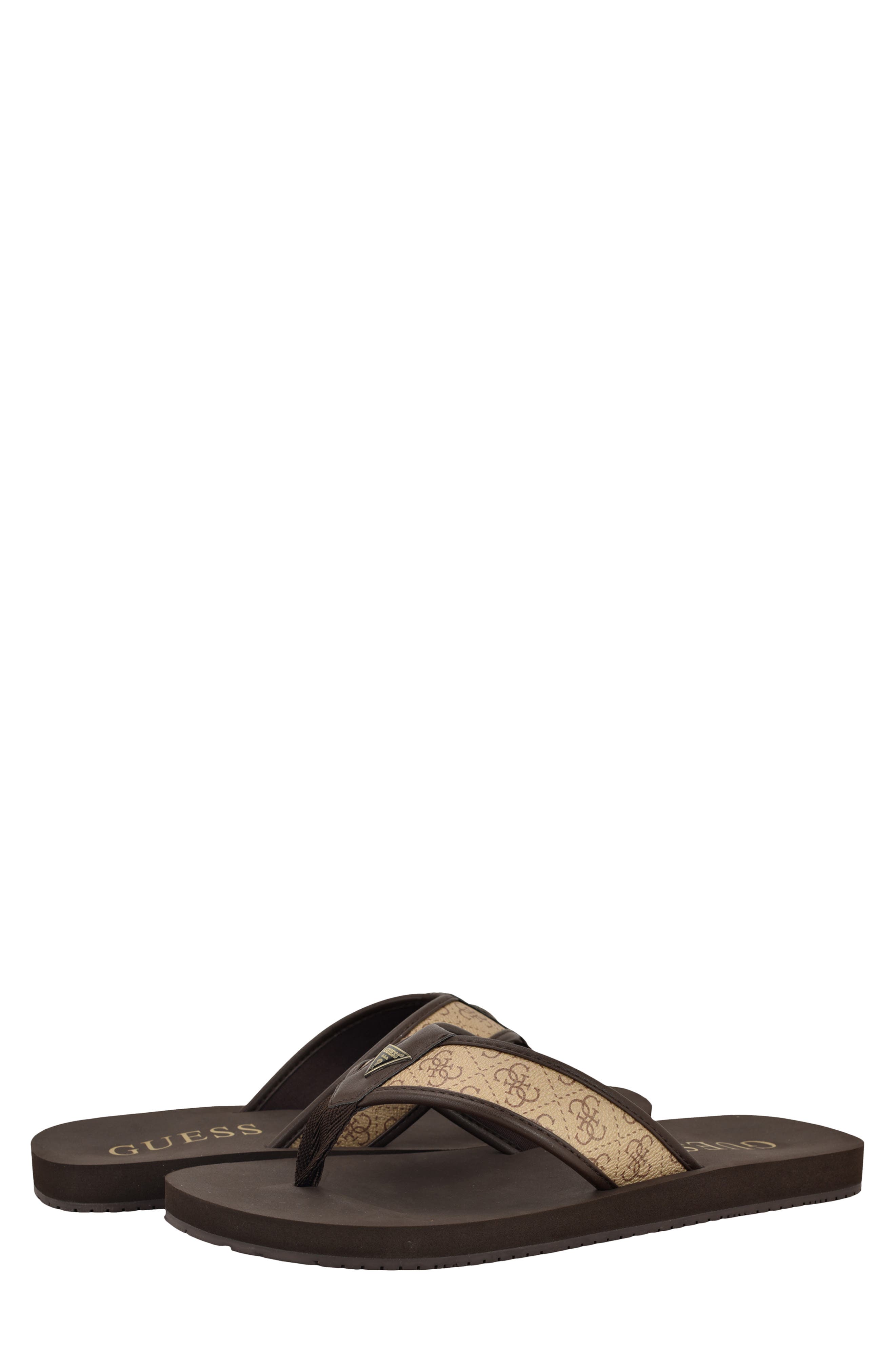 Flip Flop, Alternate, color, LIGHT NATURAL LOGO MULTI