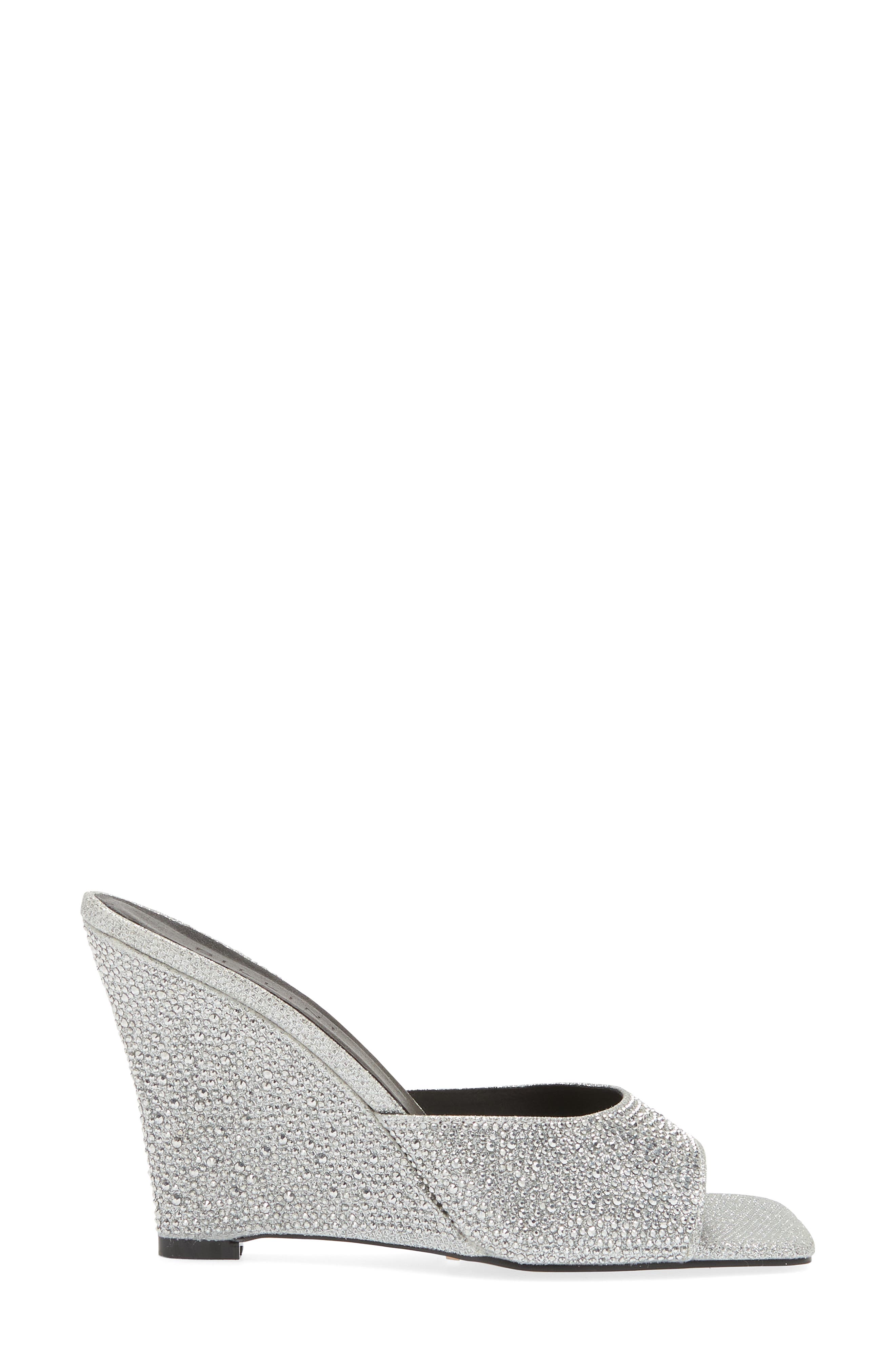 Billini Maria Rhinestone Pavé Wedge Sandal, Alternate, color, 