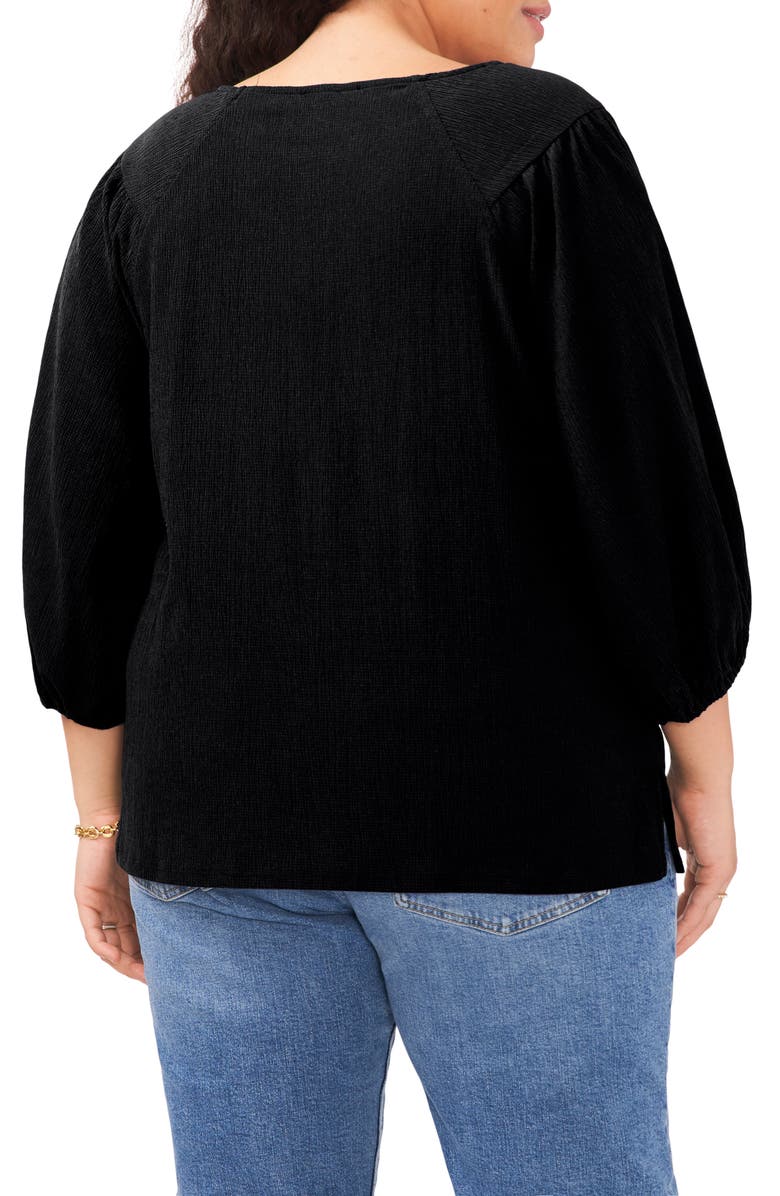 Vince Camuto Puff Sleeve Top, Alternate, color, 