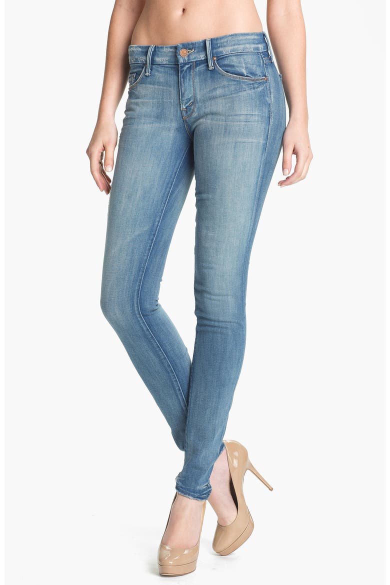'The Looker' Skinny Stretch Jeans, Main, color, CREAM SODA