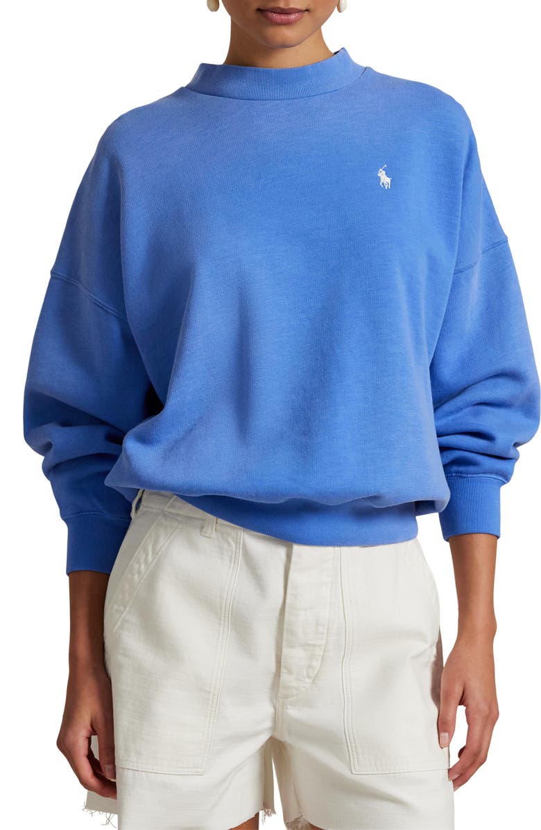 Polo Ralph Lauren Oversize Logo Graphic Sweatshirt, Main, color,