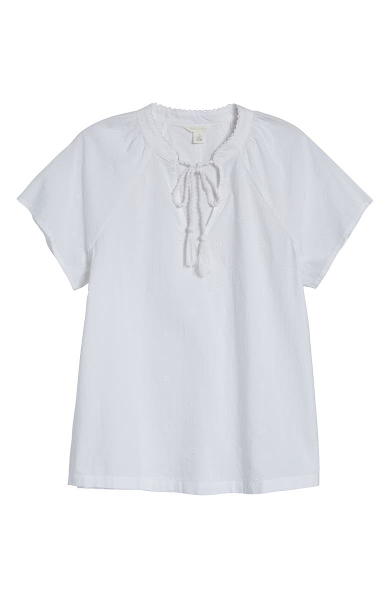 Caslon<sup>®</sup> Eyelet Tassel Top, Alternate, color,