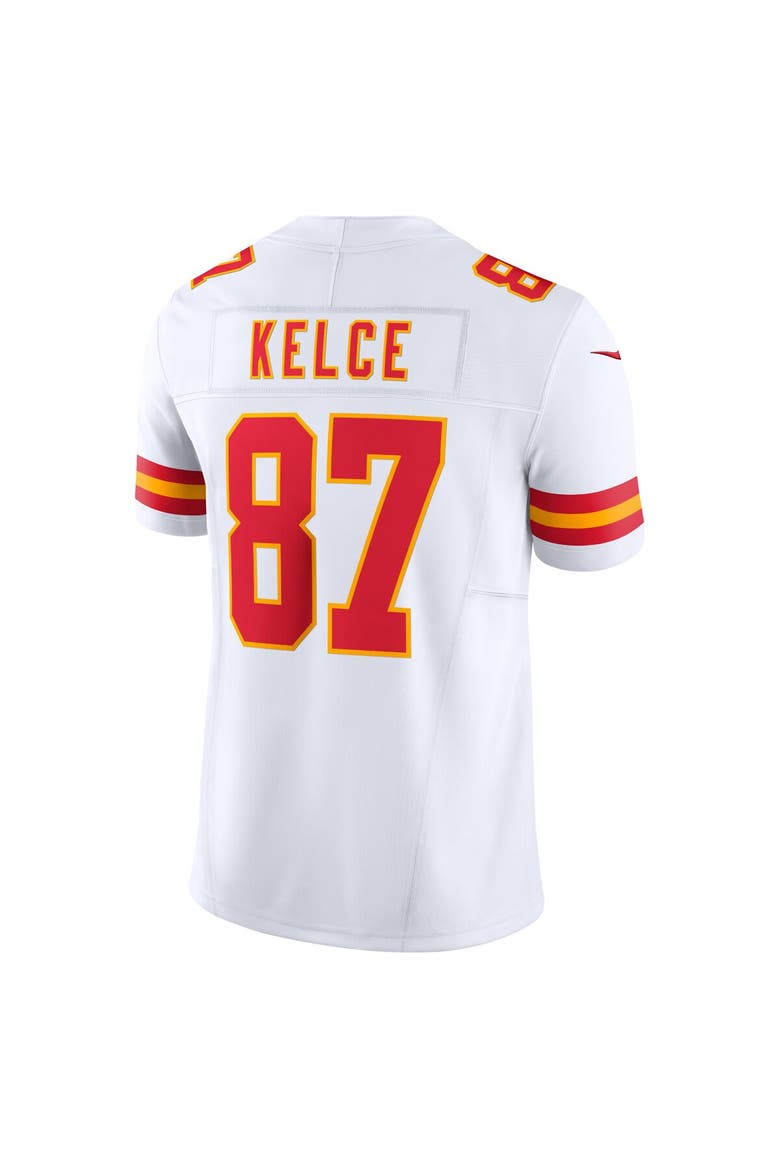 Men's Nike Travis Kelce White Kansas City Chiefs Vapor F.U.S.E. Limited Jersey, Alternate, color, White