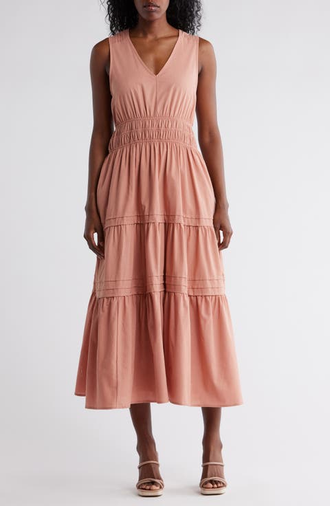 Duxbury Tiered Cotton Dress