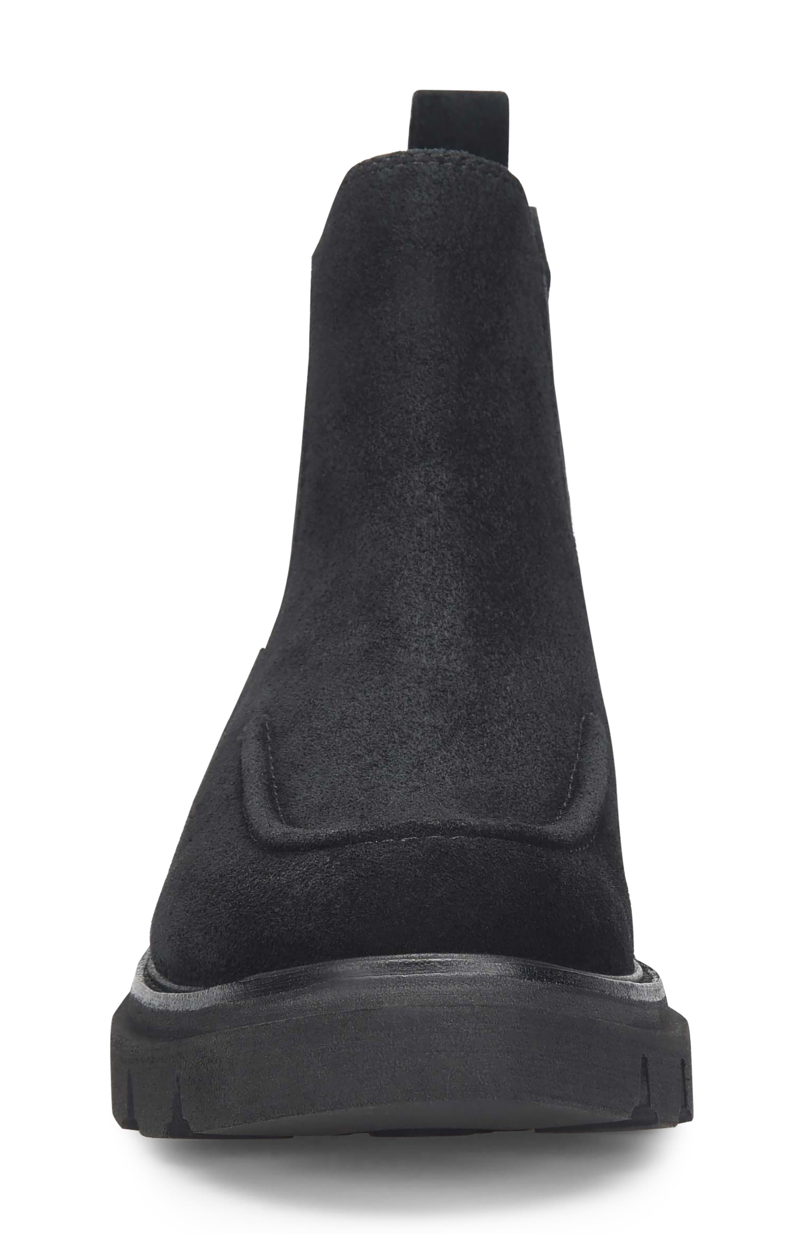 Söfft Samira Platform Chelsea Boot, Alternate, color, Black Suede