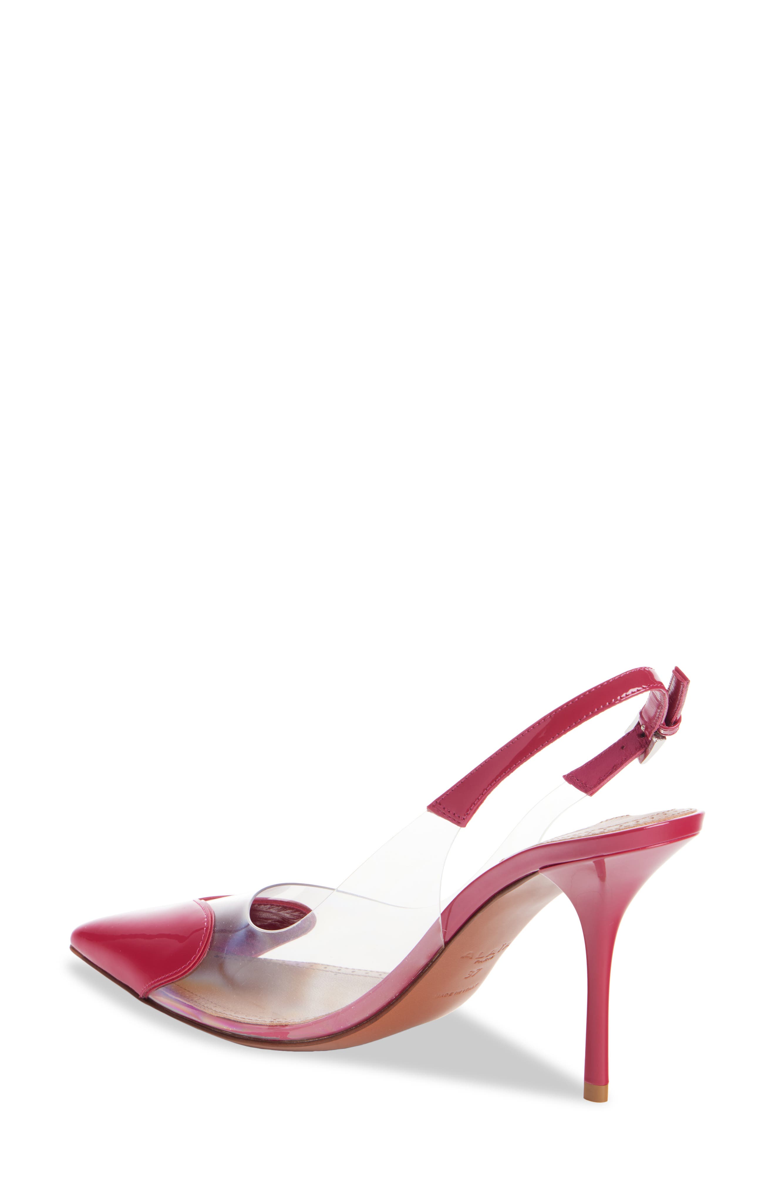 Alaïa Le Coeur Slingback Pump, Alternate, color, Framboise