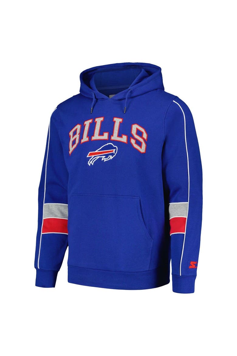 Men's Starter Royal Buffalo Bills Captain Pullover Hoodie, Alternate, color, Royal
