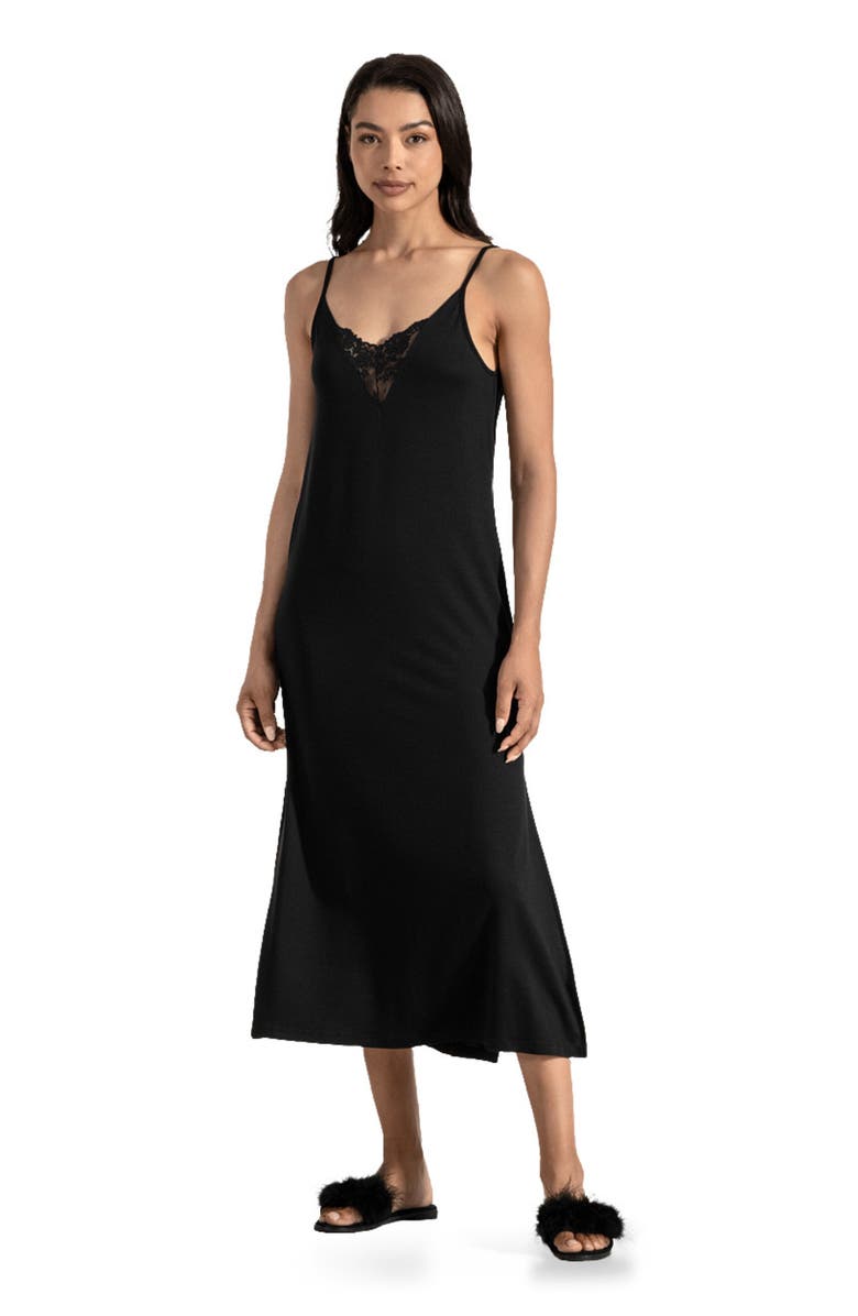 Togas Diletta Women's Nightdress, Main, color, Black